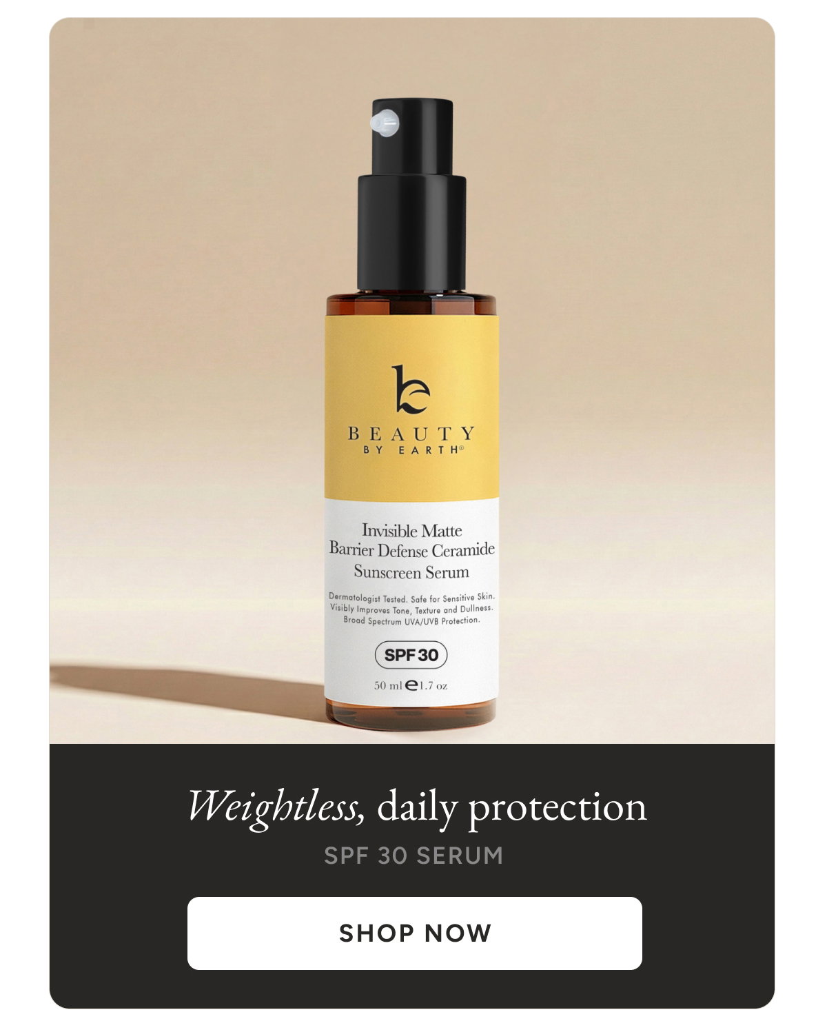 Weightless, daily protection. Shop now.
