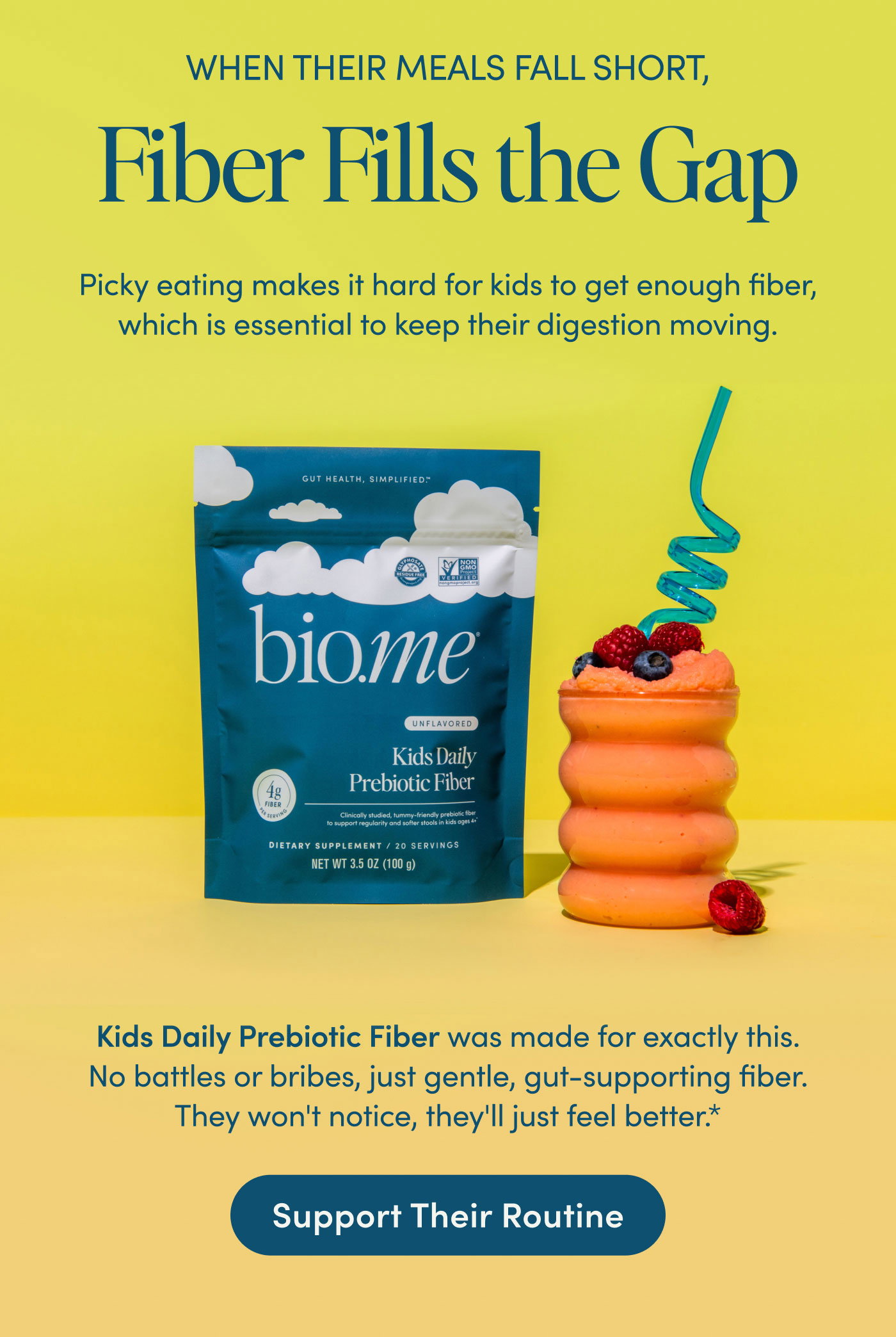 Fiber Fills the Gap | Support Their Routine