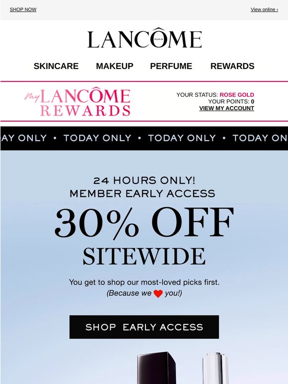 VIP Early Access: 30% Off Sitewide Starts NOW!