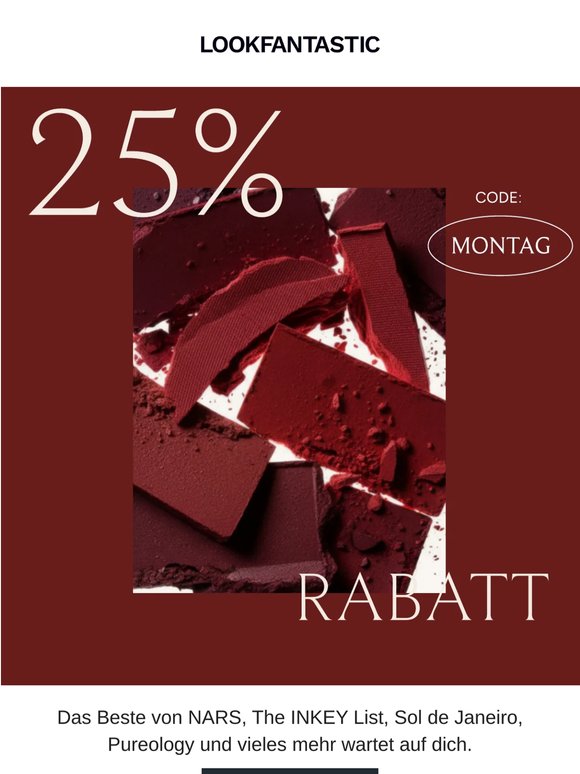 Hier findest du deine Favoriten (mit 25 % Rabatt)