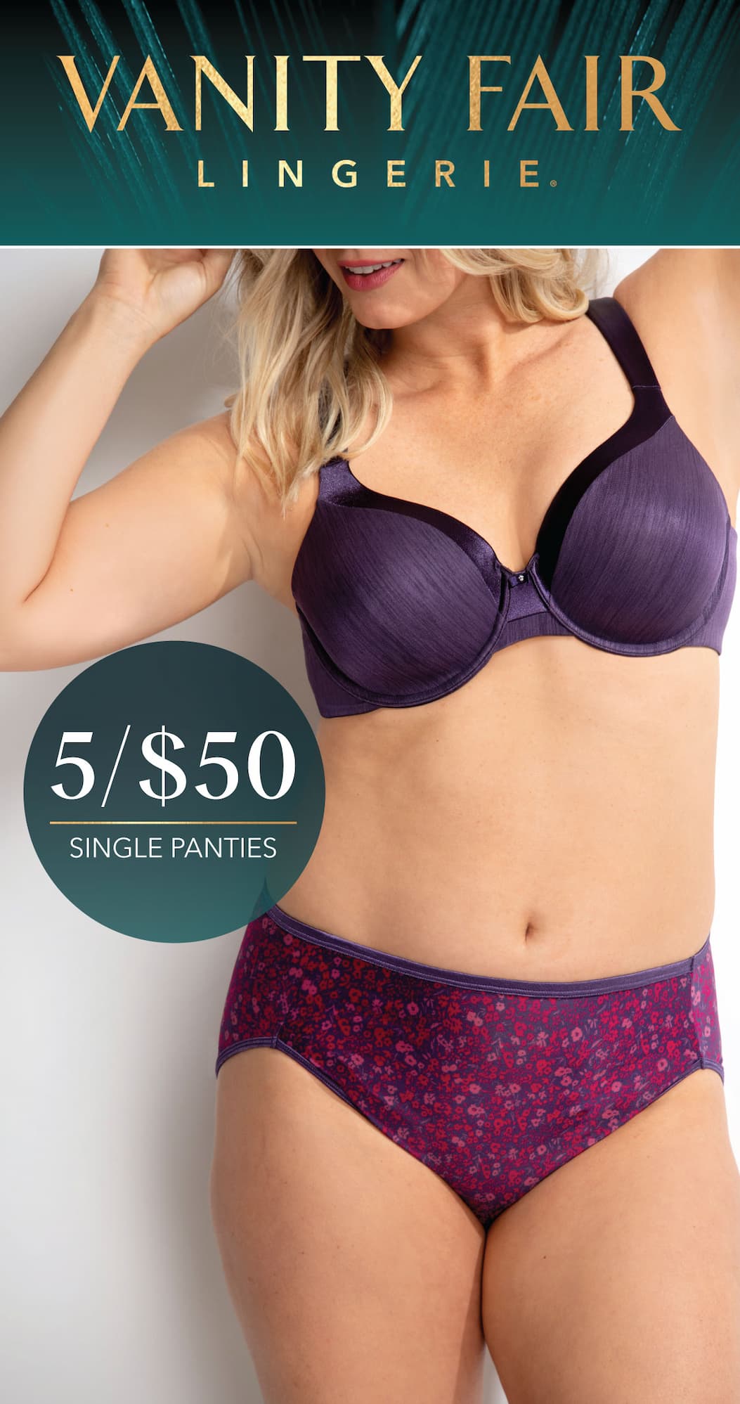 5/$50 Single Panties