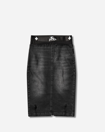 Women's Denim Pencil Skirt Black