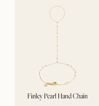 Finley Pearl Hand Chain