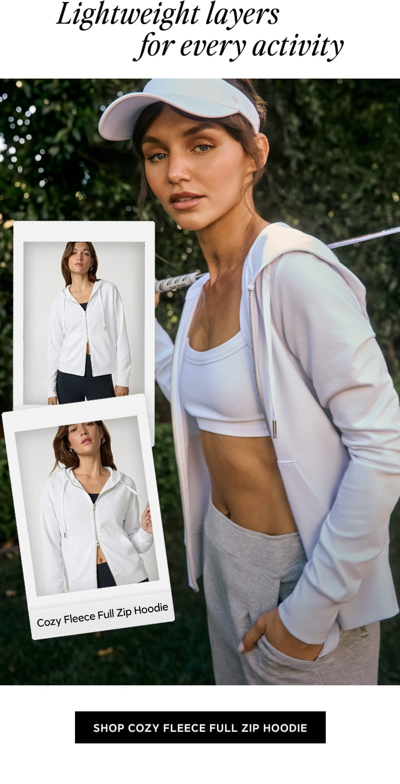 Shop Cozy Fleece Full Zip Hoodie