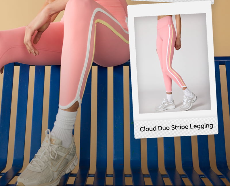 Shop Cloud Duo Stripe Legging