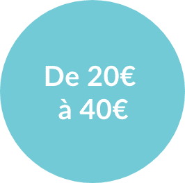 De 20€ à 40€