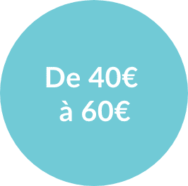 De 40€ à 60€