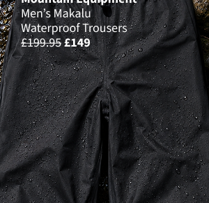 Mountain Equipment
 Mens Makalu Waterproof Trousers