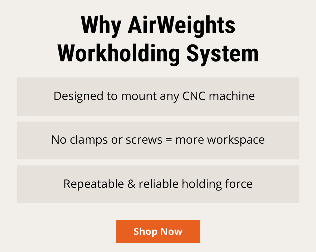 Why AirWeights Workholding System