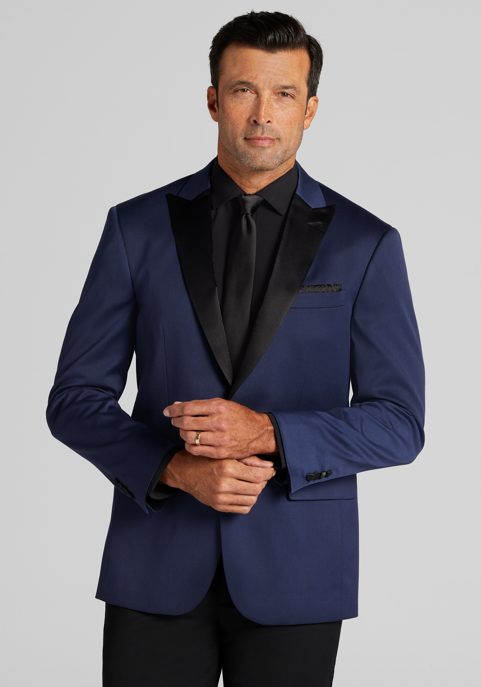 Jos. A. Bank Tailored Fit Comfort Stretch Sateen Dinner Jacket CLEARANCE