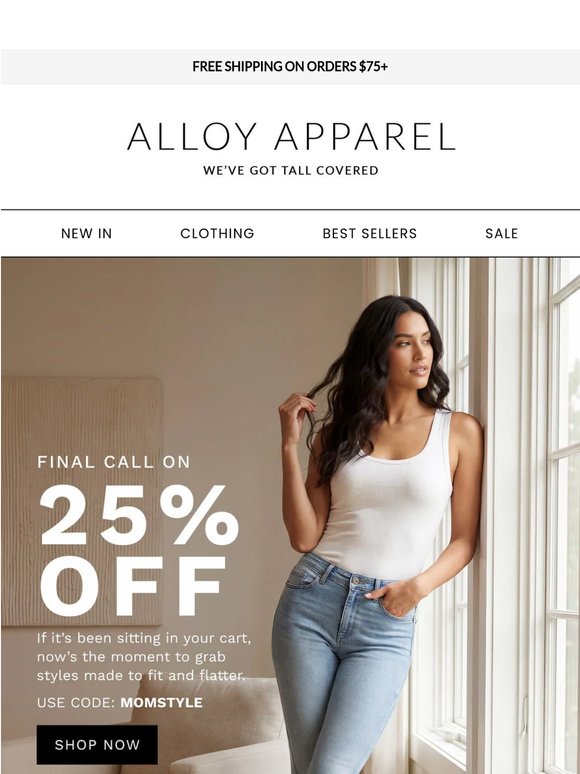Last Chance: 25% Off Ends Tonight