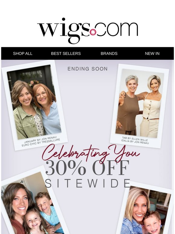 Ends Today: 30% OFF Sitewide