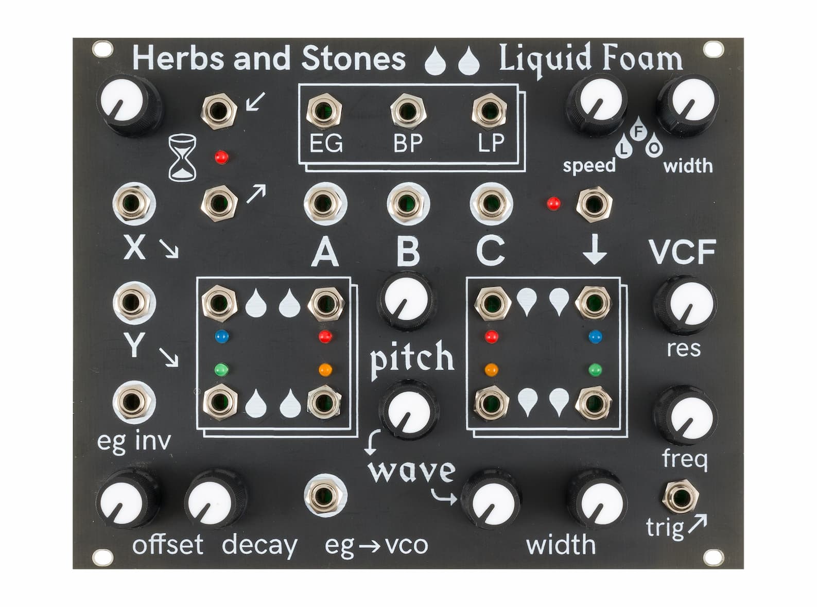 Herbs and Stones Liquid Foam Analog Groovebox (Eurorack)