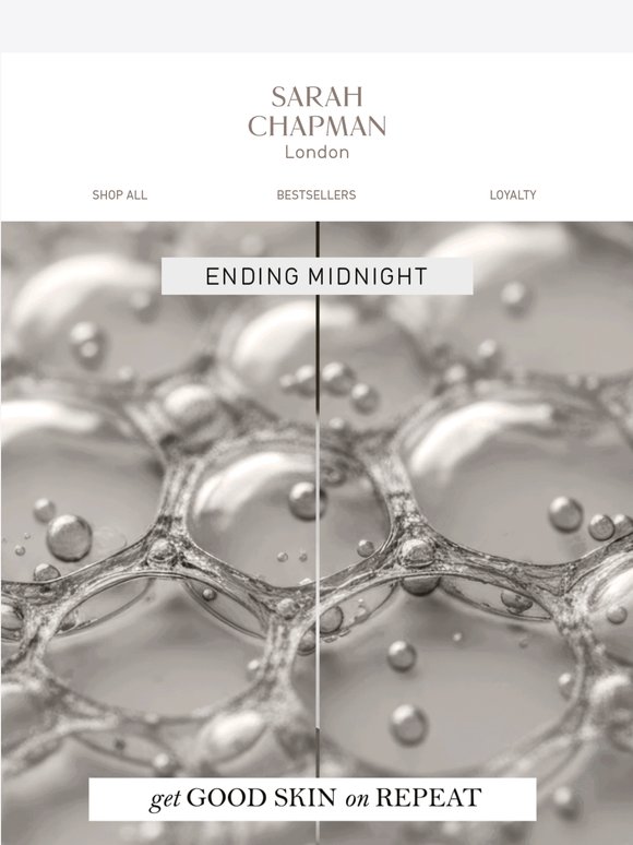 Ending Midnight: 20% Off Sitewide