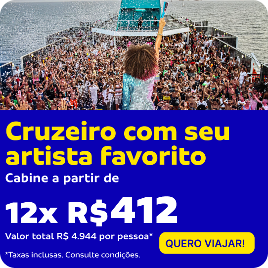 Cruzeiros com seu artista favorito!