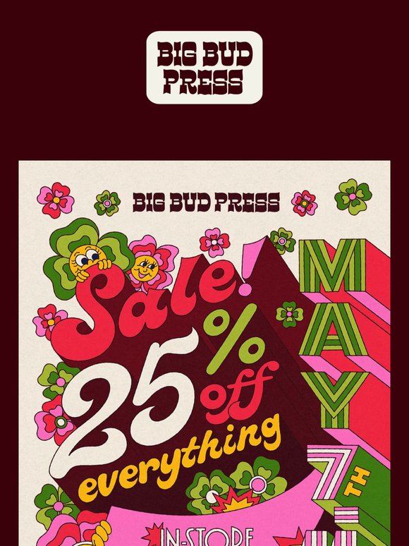 LAST CHANCE: 25% OFF STORE-WIDE!