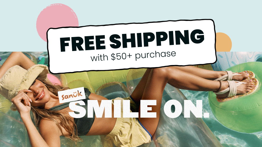 Free shipping on orders USD $50+