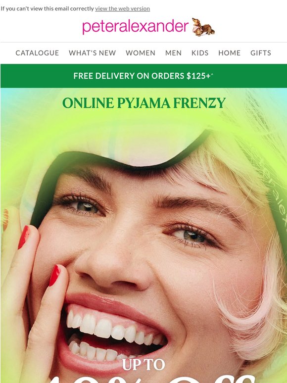 Get in first! PJ Frenzy is online NOW!