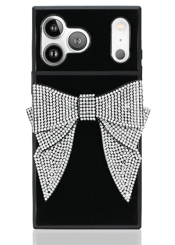 Image of SQUARE® Black Velvet Bow Brilliance 