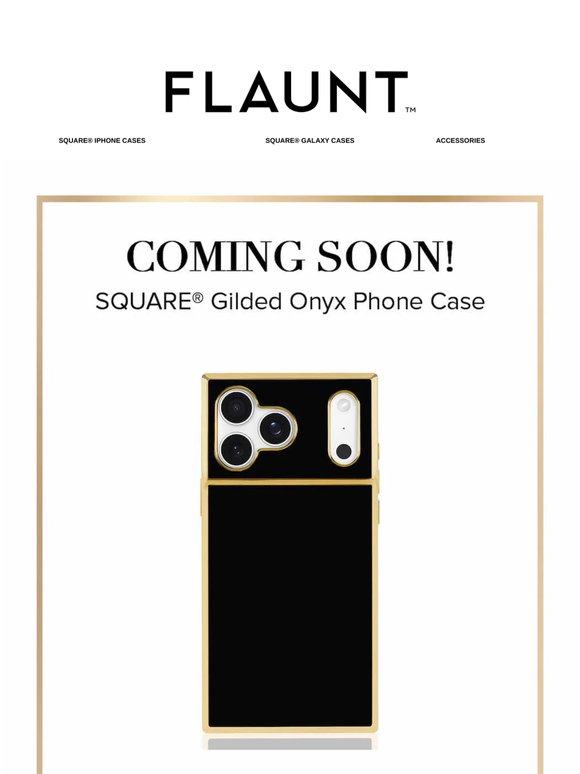 NEW GILDED ONYX CASE