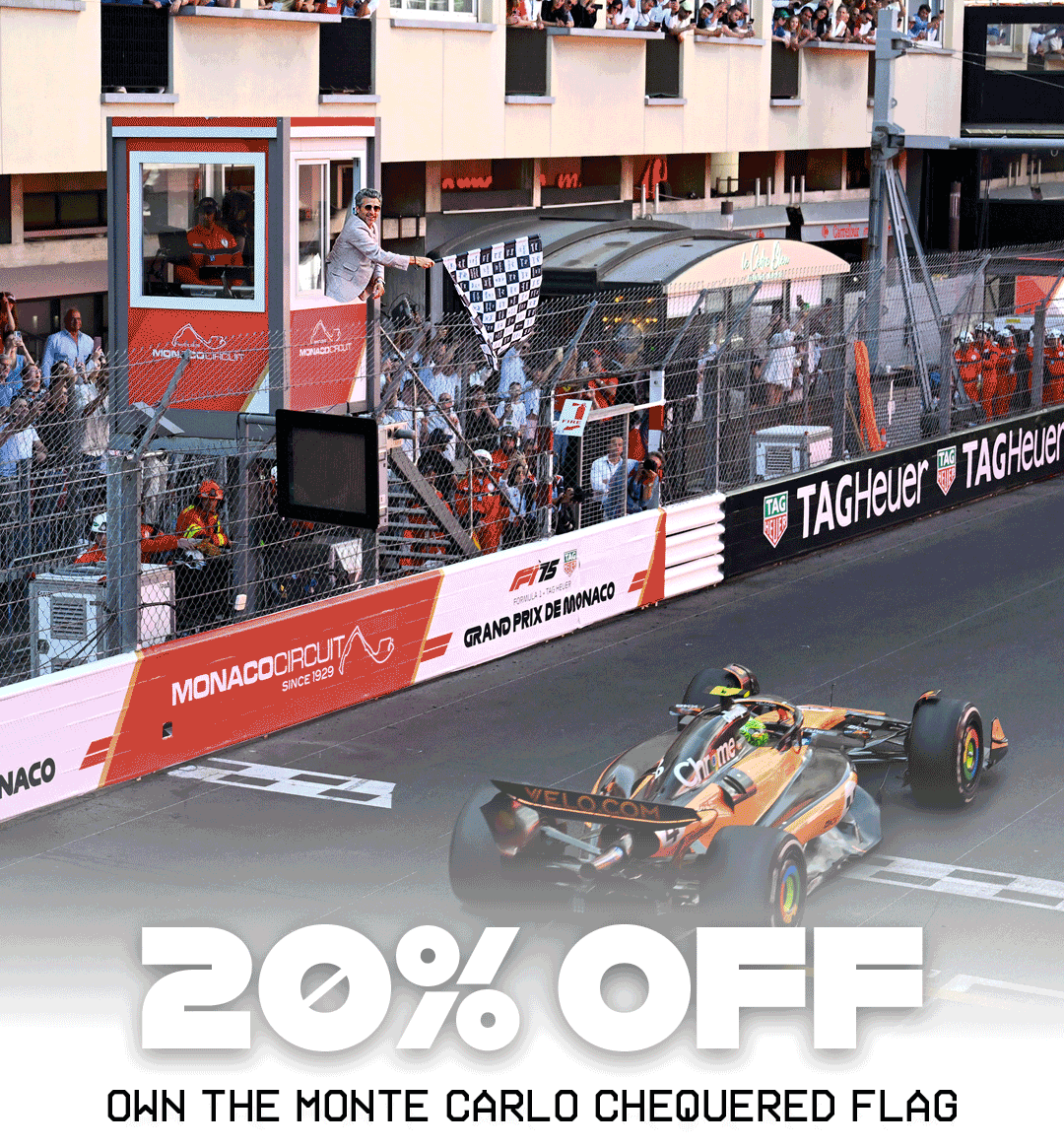 Own the Monte Carlo Chequered Flag