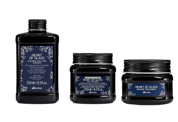 For Blondies: Davines Heart Of Glass Ultimate Blonde Haircare Trio