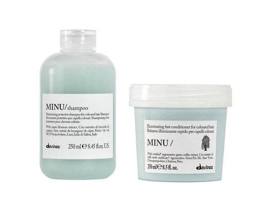 For Coloured Hair: Davines MINU Colour Protect Duo
