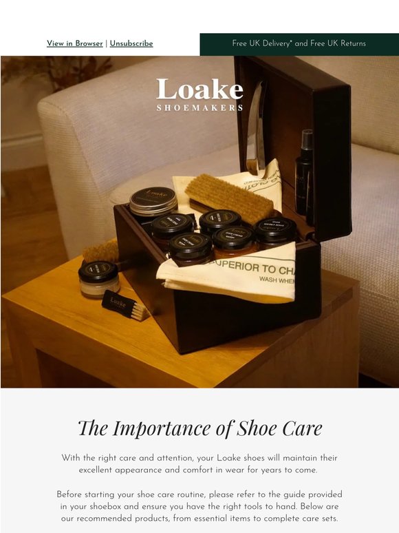 The Importance of Shoe Care