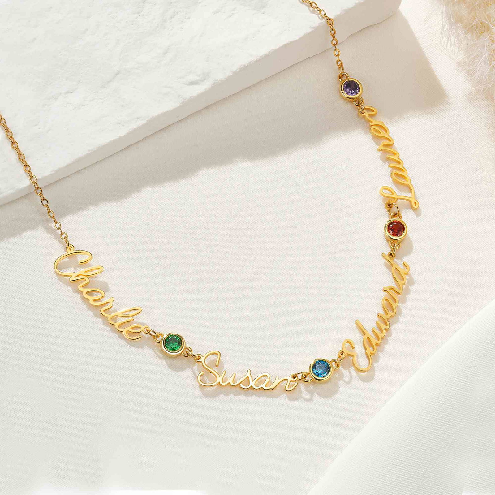Dainty Family Necklace
