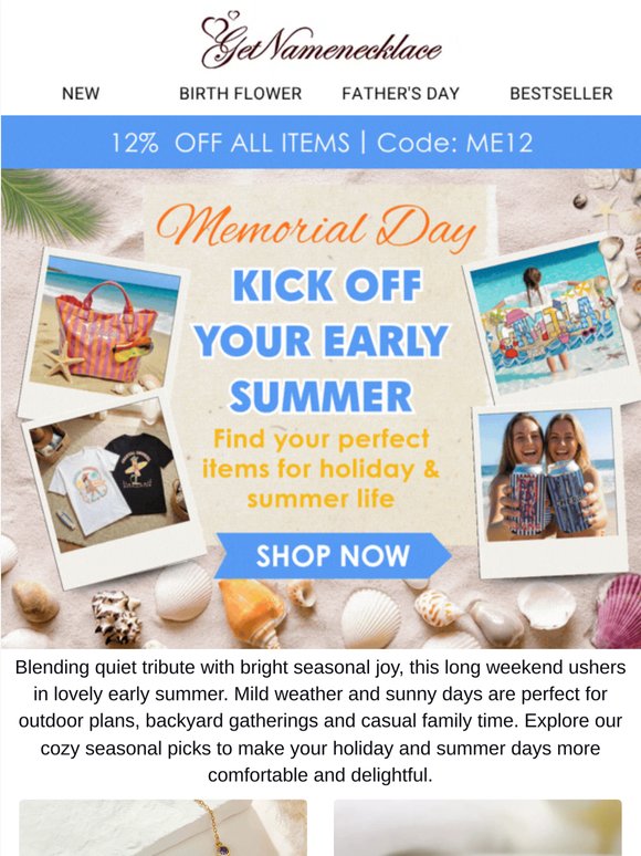 🌞Memorial Day | Kick Off Your Early Summer