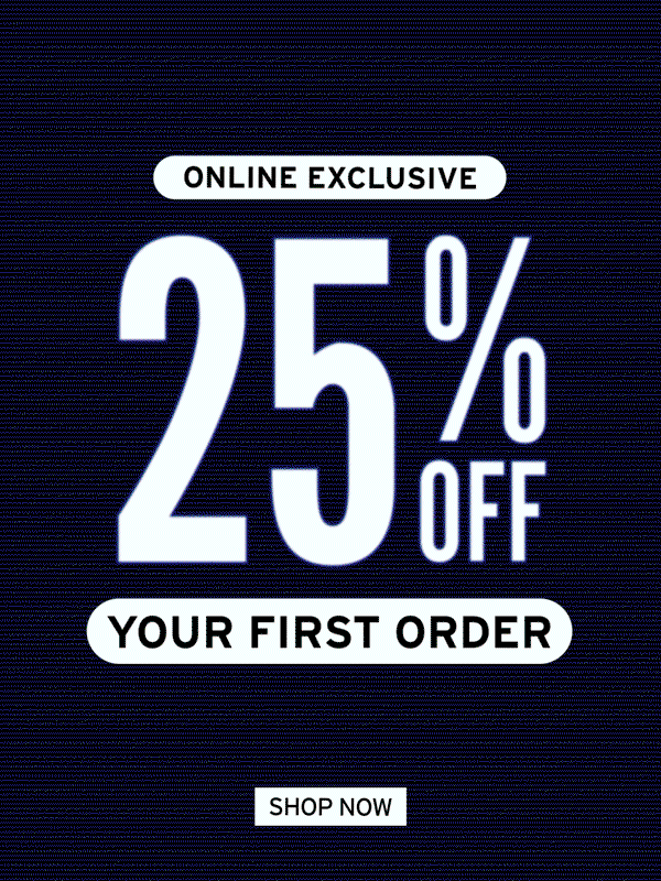 25% OFF SITEWIDE