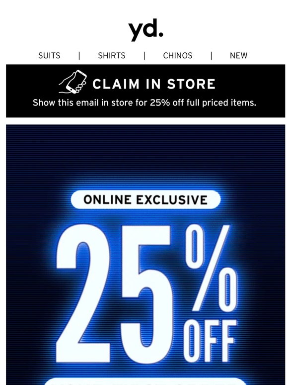25% Off Your 1st Order 🤑