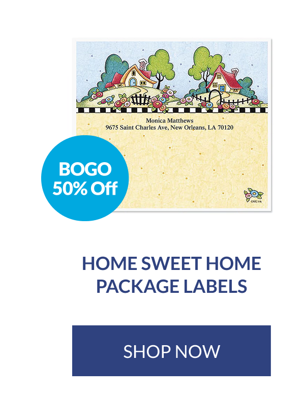Home Sweet Home Package Labels