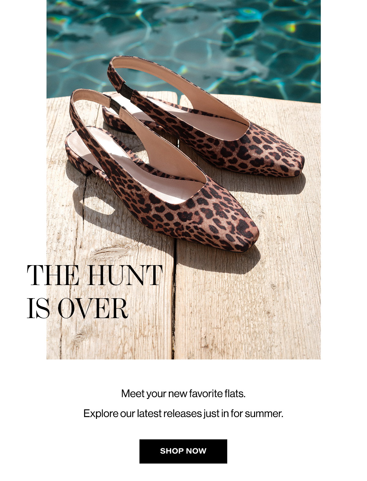 The Hunt Is Over - Meet Your New Favorite Flats. Explore Our Latest Releases Just In For Summer. | Shop Now