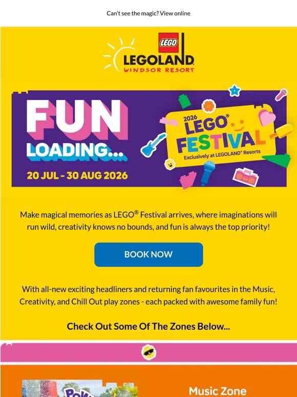 Get ready for the LEGO® Festival!
