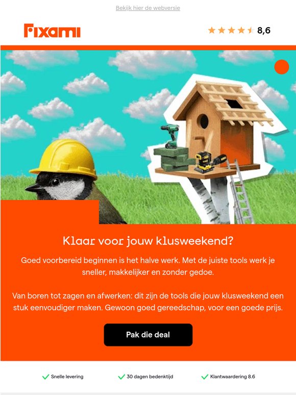 Dit heb je nodig voor jouw klusweekend