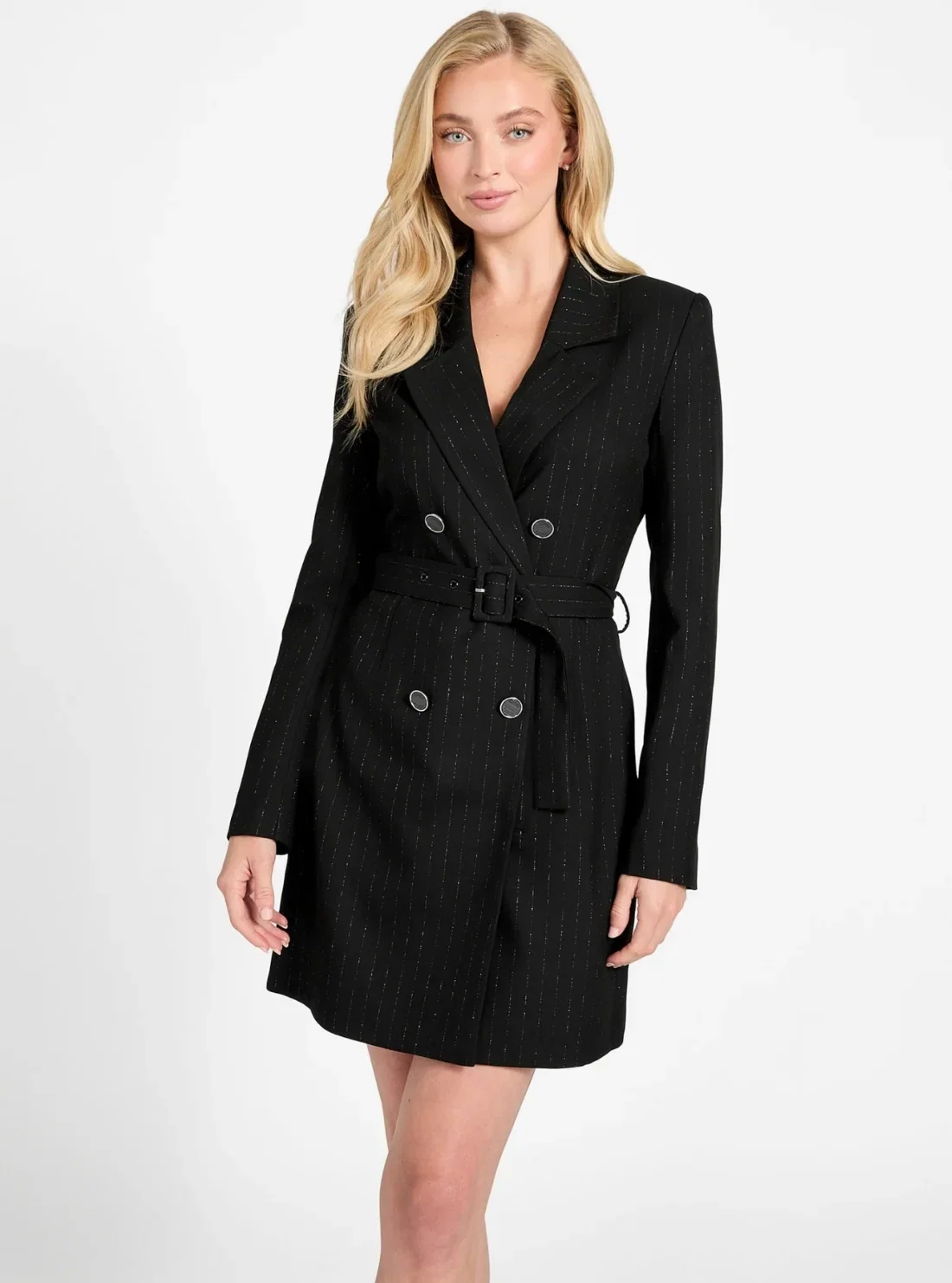 Image of Eco Black Zanita Blazer Dress