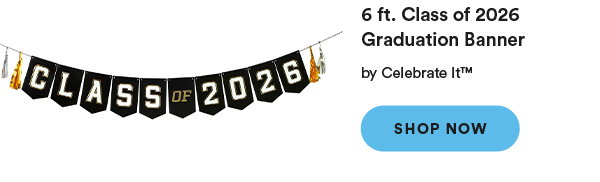 6ft. Class of 2026 Graduation Banner