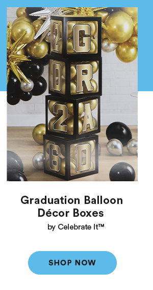 Graduation Balloon Decor Boxes