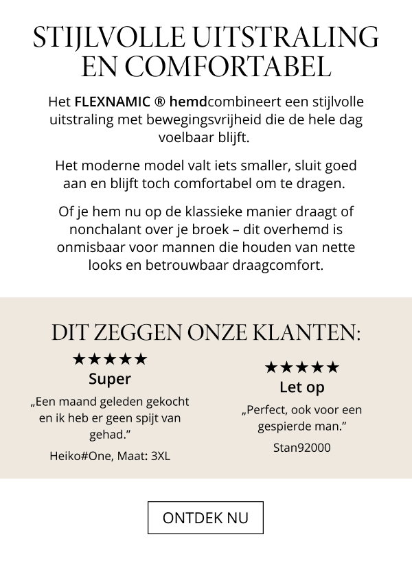 Flexnamic overhemden
