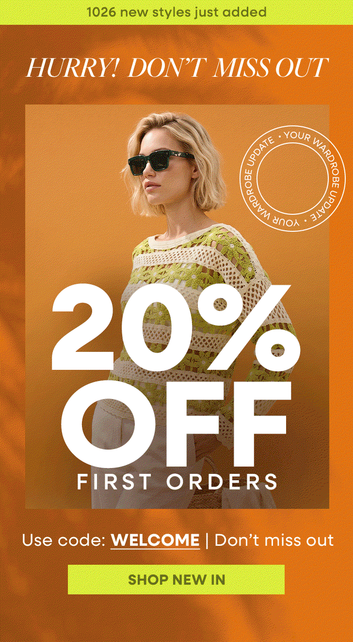 Last Chance | 20% Off 