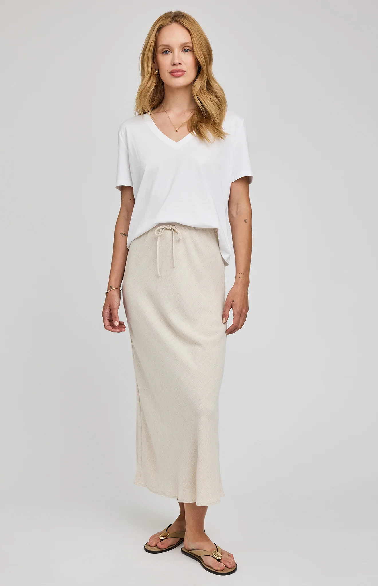 Image of Cassia Linen Skirt