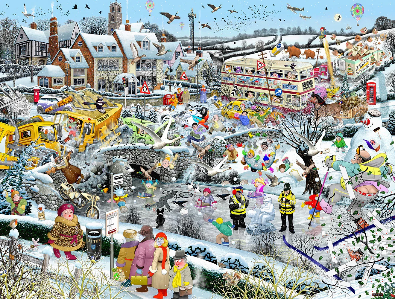 Image of Mike Jupp I Love Winter 1000 Piece Jigsaw Puzzle