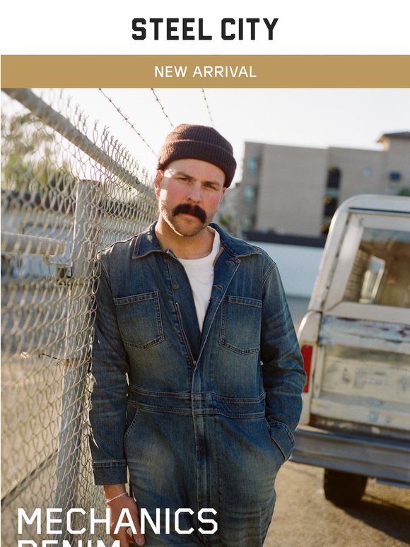 New: Mechanics Denim Coverall