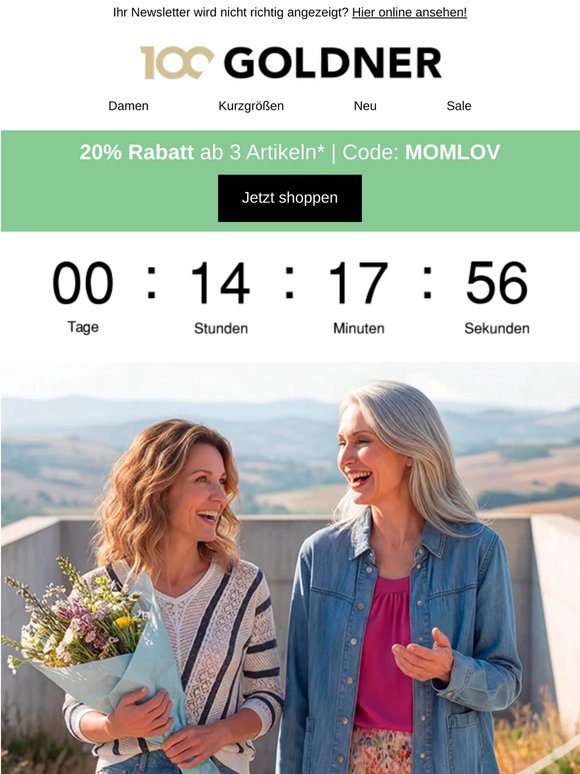 Nur noch heute: 20% Rabatt auf alles