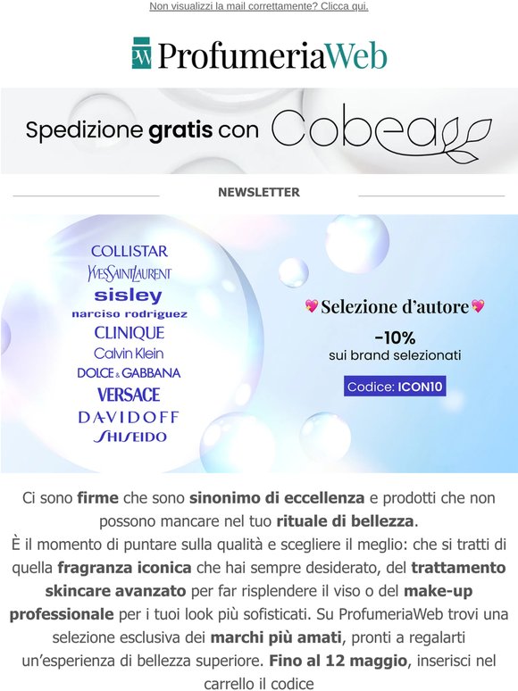 ✨ Ancora per poco: -10% extra sui tuoi brand preferiti
