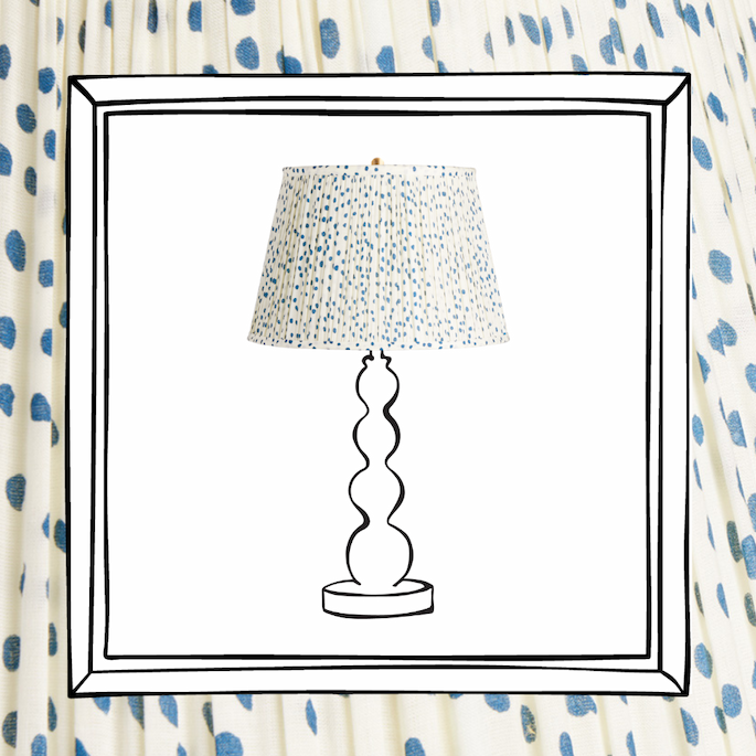 Blue dotty shade