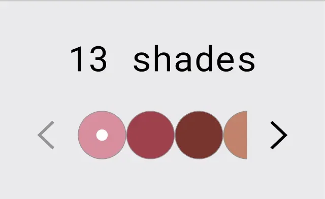 13 SHADES