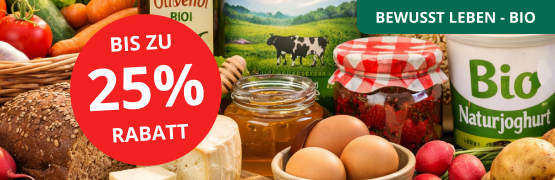 Bewusst Leben – Bis zu 25%  Rabatt