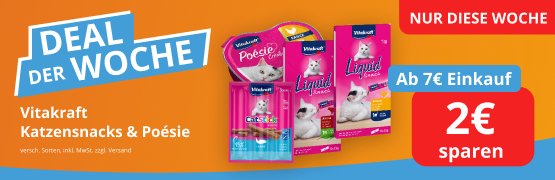 Vitakraft Katzensnacks & Poésie: Kaufe für 7,- € und spare 2,- €